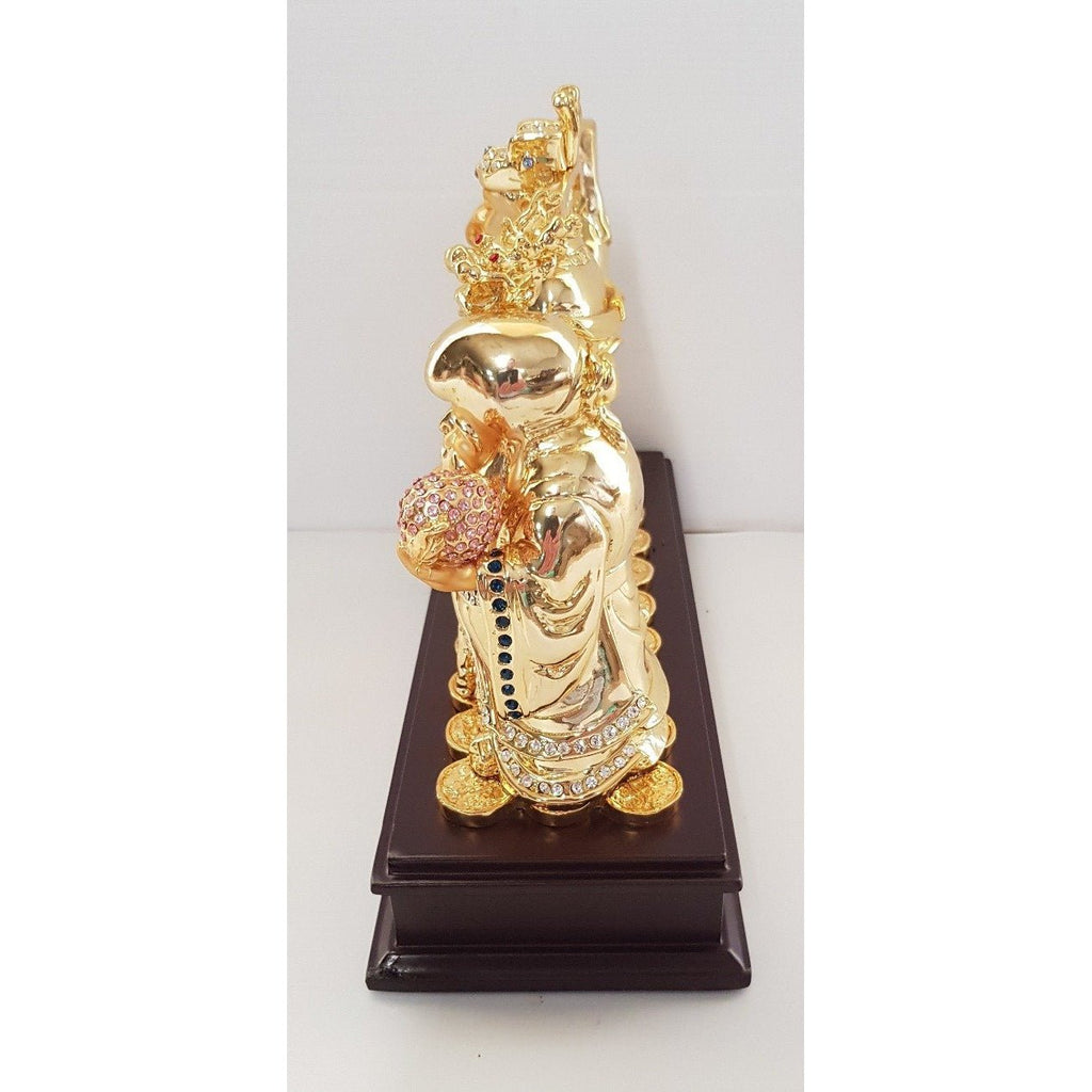Fuk Luk Sau Set Bejewelled FENG SHUI PRODUCTS at World Of Decor NZ