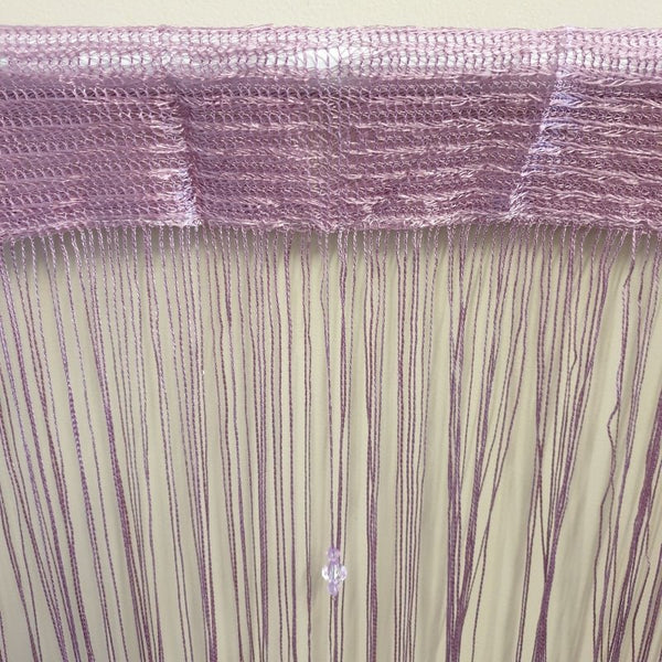 Fly String Curtain Beaded x 3-Purple at World Of Decor NZ