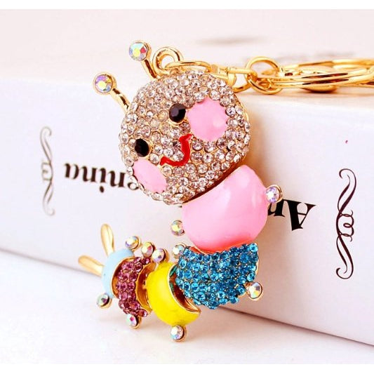 Diamante Key Ring - Multi Color Ant KEY RING at World Of Decor NZ