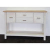 Teak Hall Table, 4 Drawers with Shelf, 2 Colours at World Of Decor NZ