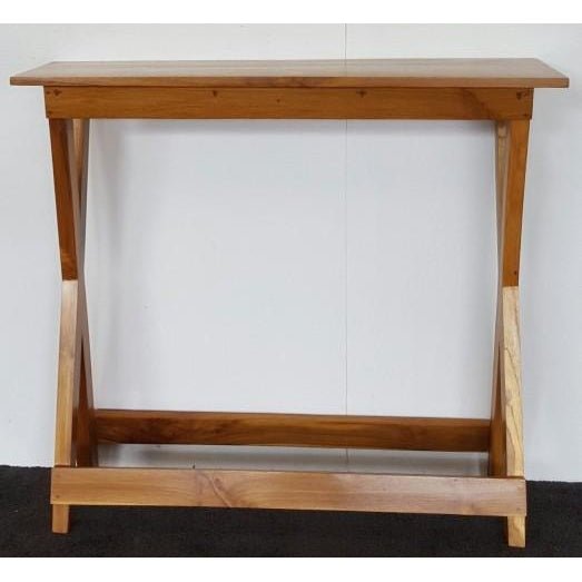 Teak Cross Legend, Slim Hall Table HALL TABLE at World Of Decor NZ