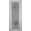 Fabric Table Runner Grey/White at World Of Decor NZ