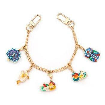 Bird Charm Keyring WOFS at World Of Decor NZ
