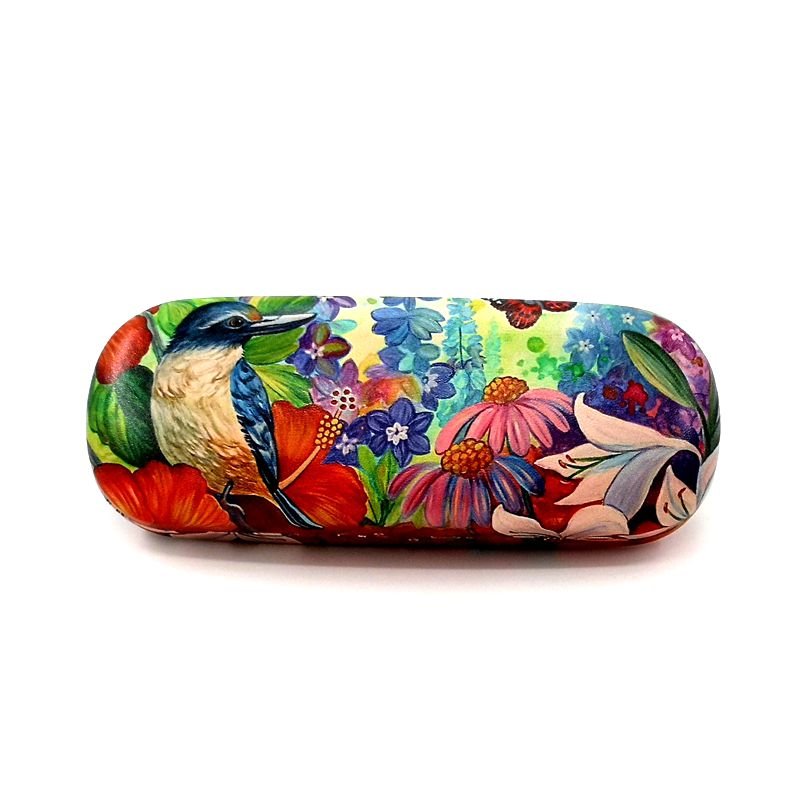 Glasses Case 330003 - Kingfisher Bird KIWIANA at World Of Decor NZ
