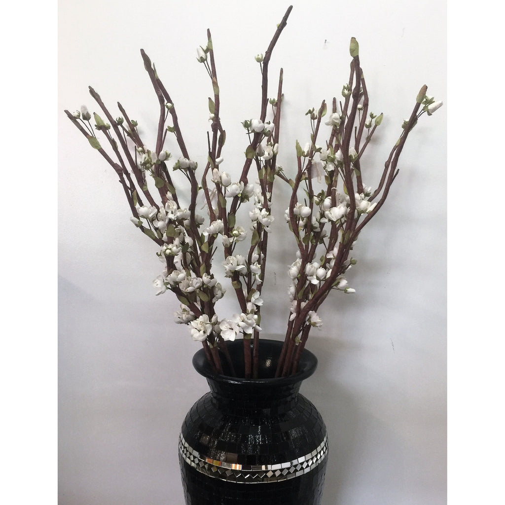 Cherry Blossom White Artificial Flowers at World Of Decor NZ