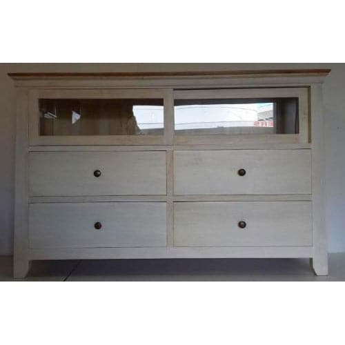 Teak Buffet/ Side Board 4 Drawers 2 Doors FURNITURE at World Of Decor NZ
