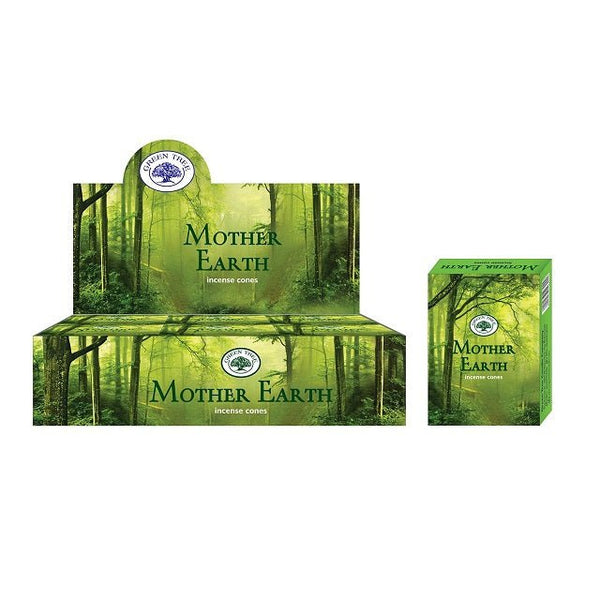 Green Tree - Mother Earth Incense Cones at World Of Decor NZ