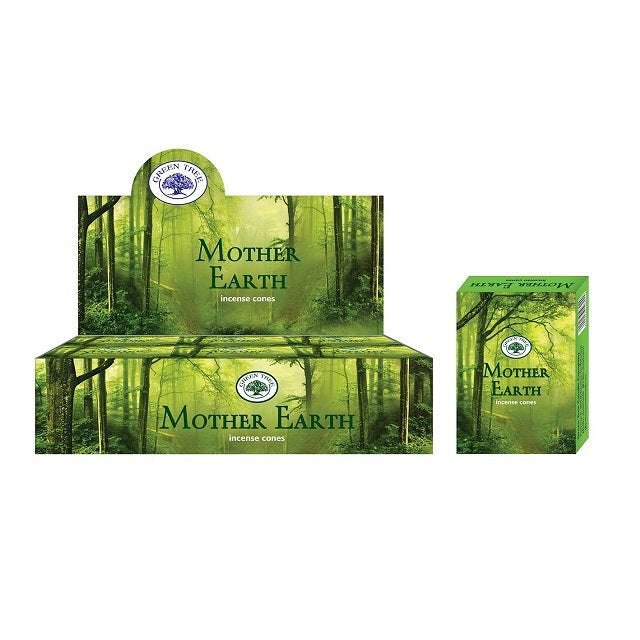 Green Tree - Mother Earth Incense Cones at World Of Decor NZ