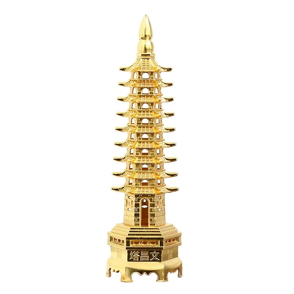 Brass 9 Level Pagoda 13cm FENG SHUI PRODUCTS at World Of Decor NZ