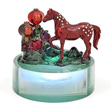 Peach Blossom Horse for Marriage Luck at World Of Decor NZ