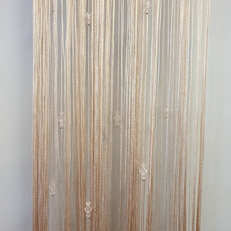 Fly String Curtain 3 Beaded - Silver Grey Home Accessories at World Of Decor NZ