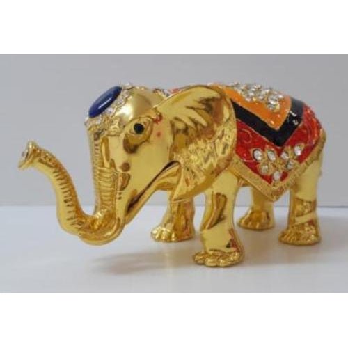 Bejewelled Elephant Trinket Box FENG SHUI PRODUCTS at World Of Decor NZ