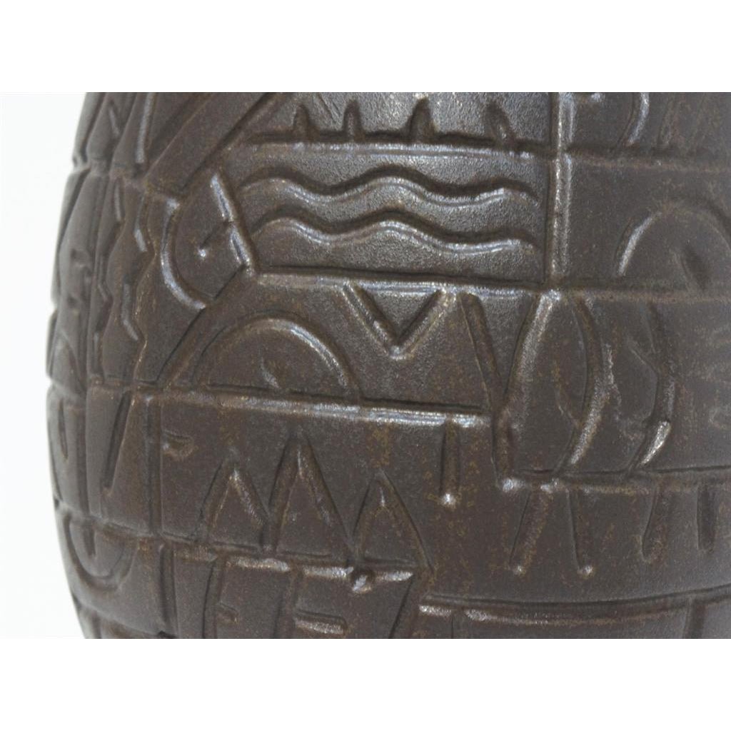 Nile Black Ceramic Vase 38cmh at World Of Decor NZ