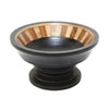 Wooden Carved Azfran Bowl with Inlay- Black at World Of Decor NZ