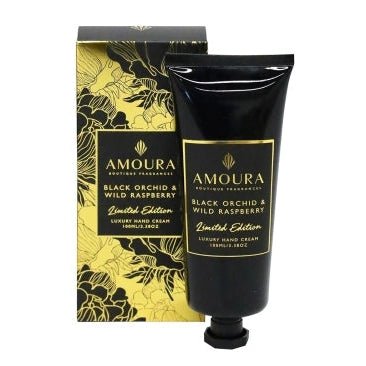 100ml Amoura Boxed Hand Cream - Black Orchid & Wild Raspberry at World Of Decor NZ