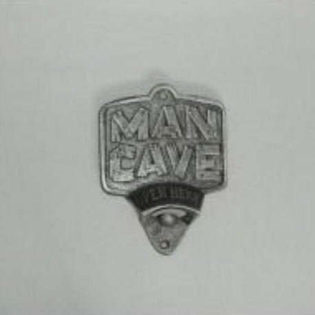 Wall Mounted Bottle Opener - Man Cave METAL/CAST IRON at World Of Decor NZ