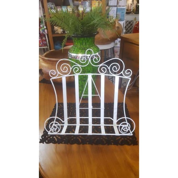 Recipe Book Holder - Black METAL/CAST IRON at World Of Decor NZ