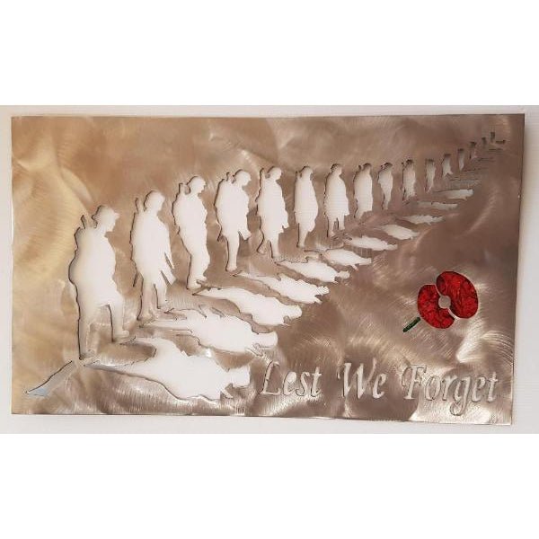 ANZAC Wall Art - Lest We Forget WALLHANGING at World Of Decor NZ