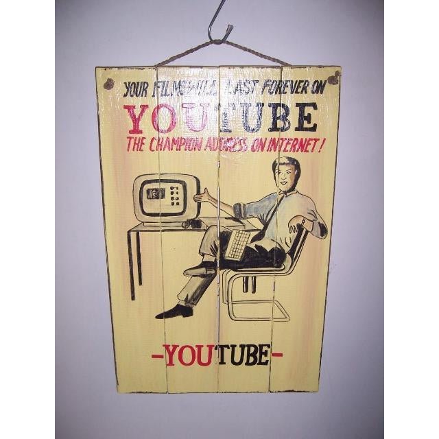Youtube Wall Hanging PLAQUE at World Of Decor NZ