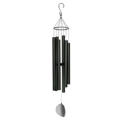 Metal Wind Chime 165cm - Black WIND CHIMES at World Of Decor NZ