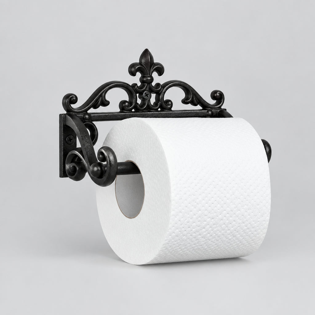 Antique Style Wall Toilet Roll Holder - Cream BATHROOM at World Of Decor NZ