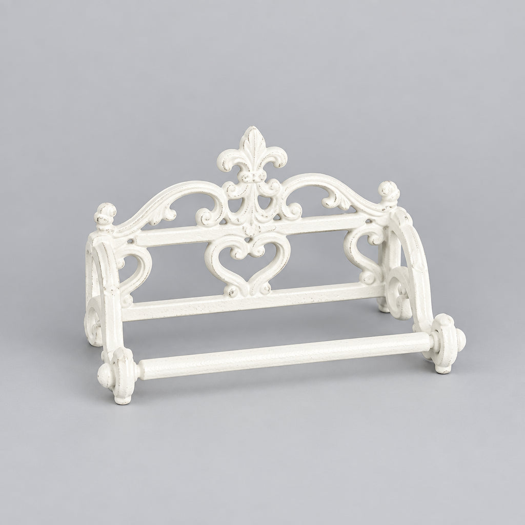 Antique Style Wall Toilet Roll Holder - Cream BATHROOM at World Of Decor NZ