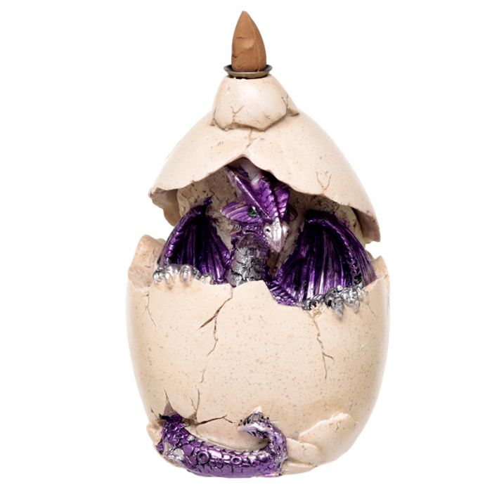 Dragon Egg LED Backflow Incense Burner - Purple INCENSE at World Of Decor NZ