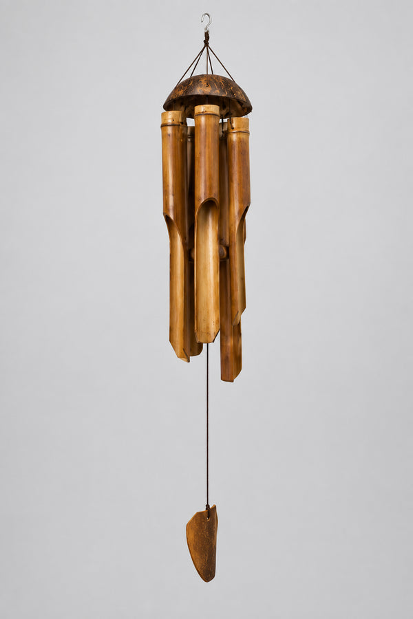 Bamboo Wind Chimes 40cm Windchimes & Outdoors at World Of Decor NZ
