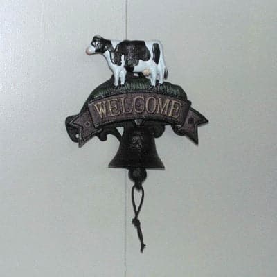 Cow Welcome Door Bell at World Of Decor NZ