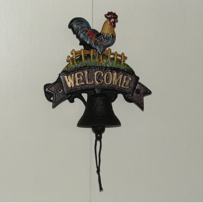 Rooster Welcome Door Bell at World Of Decor NZ