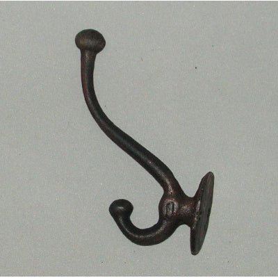 Cast Iron Doble Coat Hook 13cm - World Of Decor
