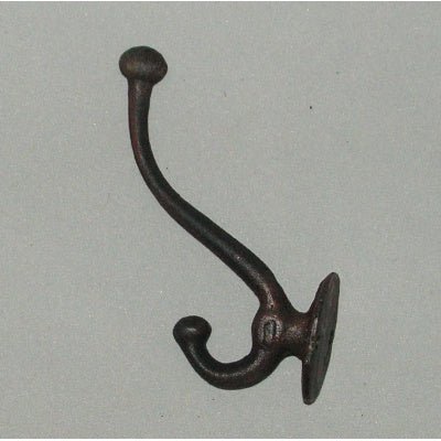 Cast Iron - Double Coat Hook HOOKS at World Of Decor NZ