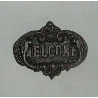 Welcome Door Knocker METAL/CAST IRON at World Of Decor NZ