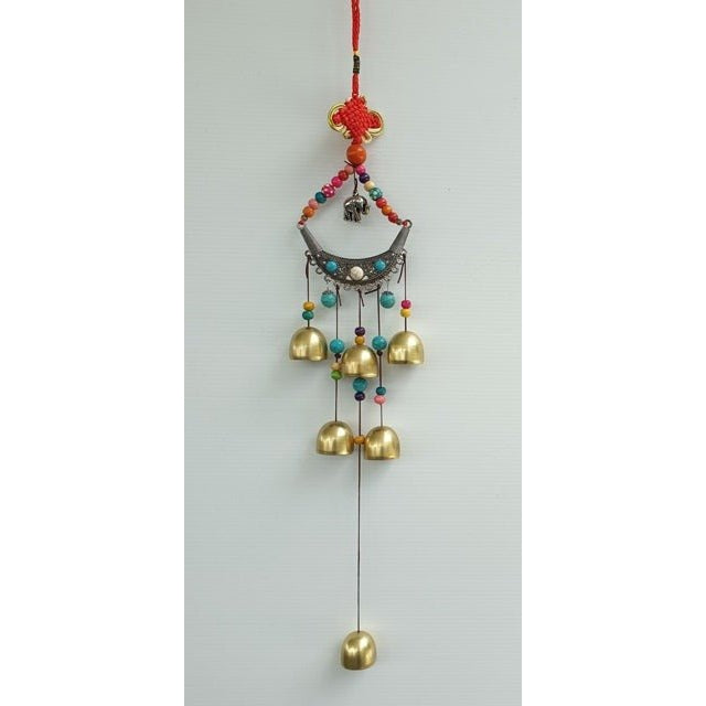 Elephant Tibet 6 Bell Wind Chime Windchimes & Outdoors at World Of Decor NZ