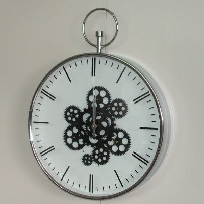 Chrome Fob Gear Clock at World Of Decor NZ