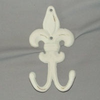FLEUR D LIE DOUBLE WALL HOOK - WORLD OF DECOR