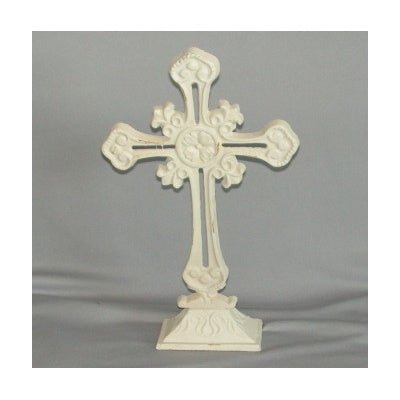 White Cross On Stand 37CM at World Of Decor NZ