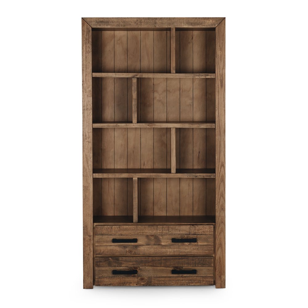 Rustick Pine Display/Bookcase FURNITURE at World Of Decor NZ