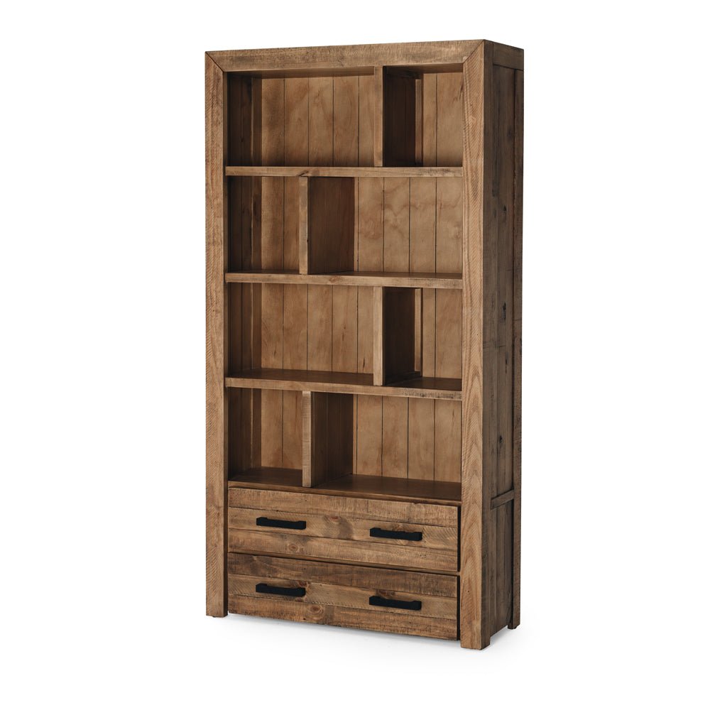 Rustick Pine Display/Bookcase FURNITURE at World Of Decor NZ