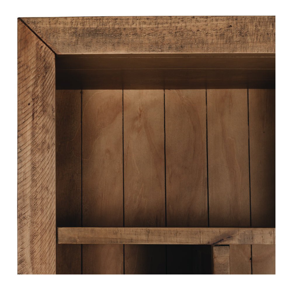 Rustick Pine Display/Bookcase FURNITURE at World Of Decor NZ