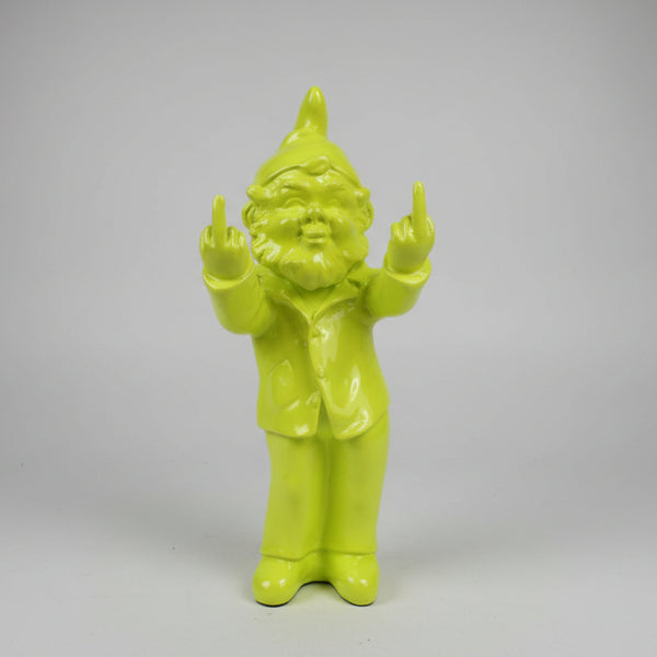 Double Finger Gnome - Green Poly Resin Figurines & Animals at World Of Decor NZ