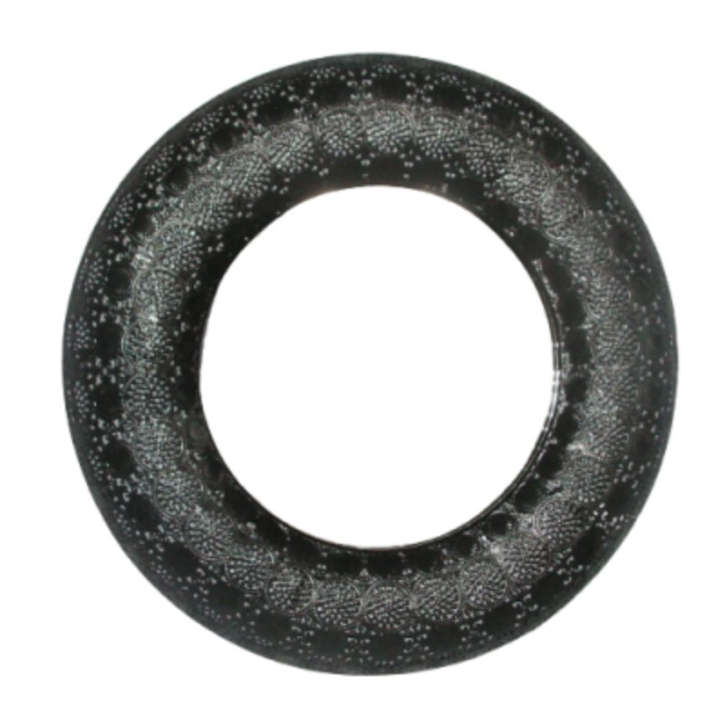 Round Black Mesh Mirror 60cm MIRRORS at World Of Decor NZ