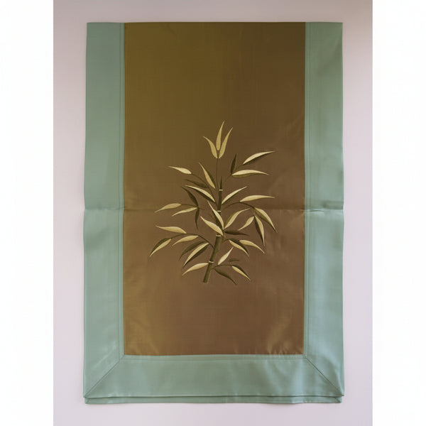 Fabric Table Runner Green 2 Tone Home Accessories at World Of Decor NZ