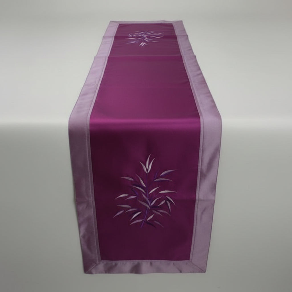 Fabric Table Runner Purple Home Accessories at World Of Decor NZ