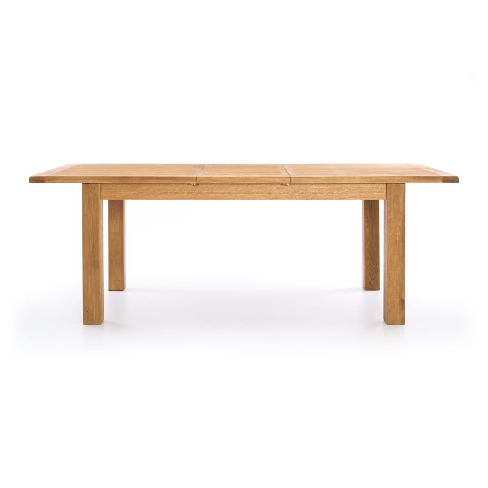 Dinning Table with Extension - Oak 180x100cm FURNITURE at World Of Decor NZ