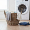 Grey Washing/Wood Basket Round Cane & Rattan at World Of Decor NZ