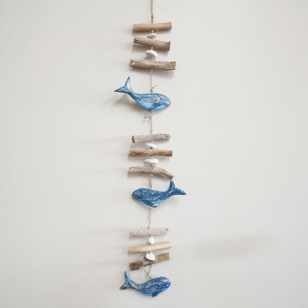 Hanging Mobile Driftwood 100cm - Whales Wall Art, Affirmations & Hangings at World Of Decor NZ