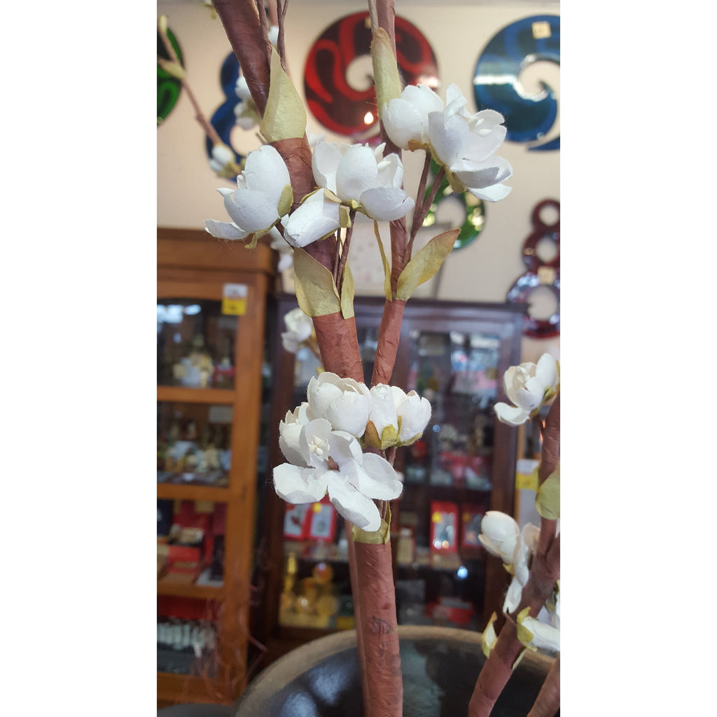 Cherry Blossom White Artificial Flowers at World Of Decor NZ