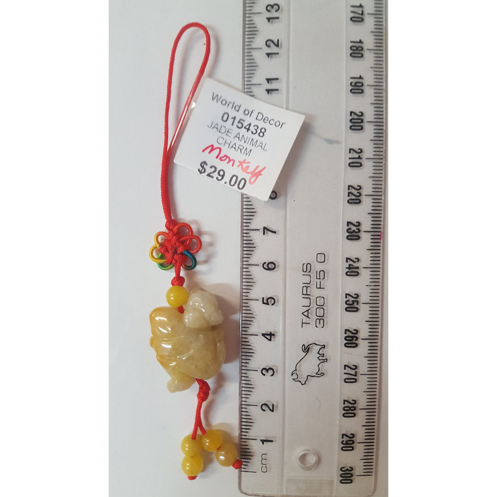Chinese Zodiac Animal Stone/Jade Charm - Sheep FENG SHUI PRODUCTS at World Of Decor NZ