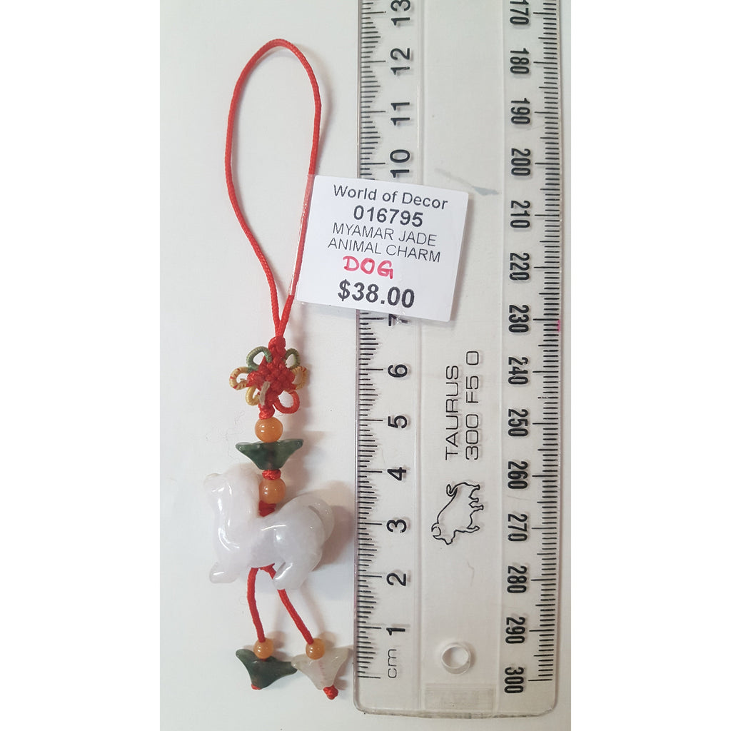 Chinese Zodiac Animal Stone/Jade Charm - Sheep FENG SHUI PRODUCTS at World Of Decor NZ